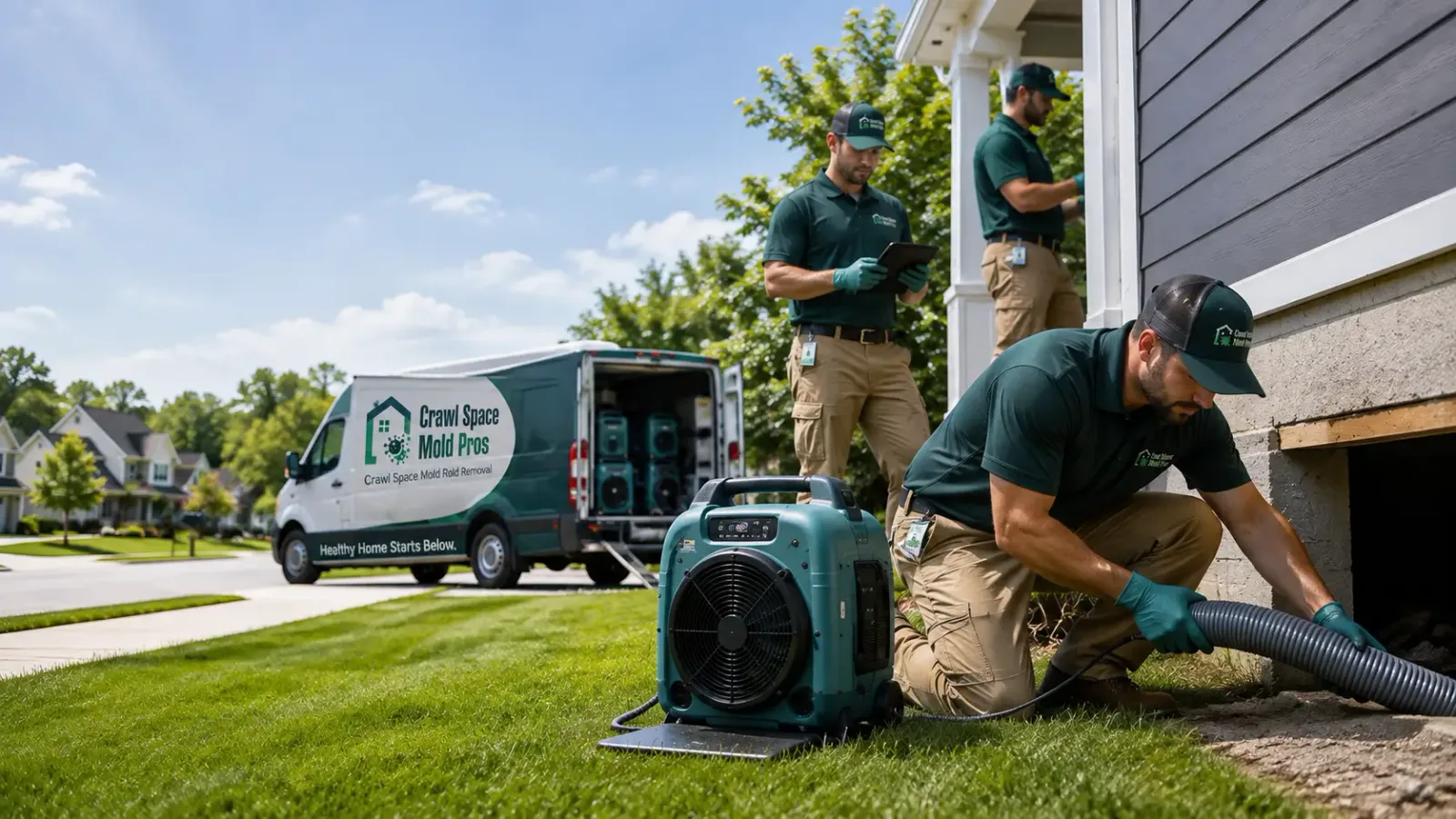 Crawl Space Mold Removal in Gorham, NH